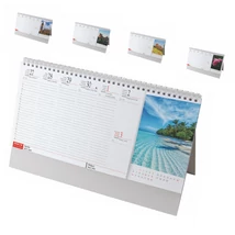 Képes asztali naptár álló talppal